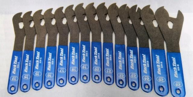 PARK TOOL SCW-SET.3 CONE WRENCH SET 13-24,26 & 28MM BIKE BICYCLE TOOL 
