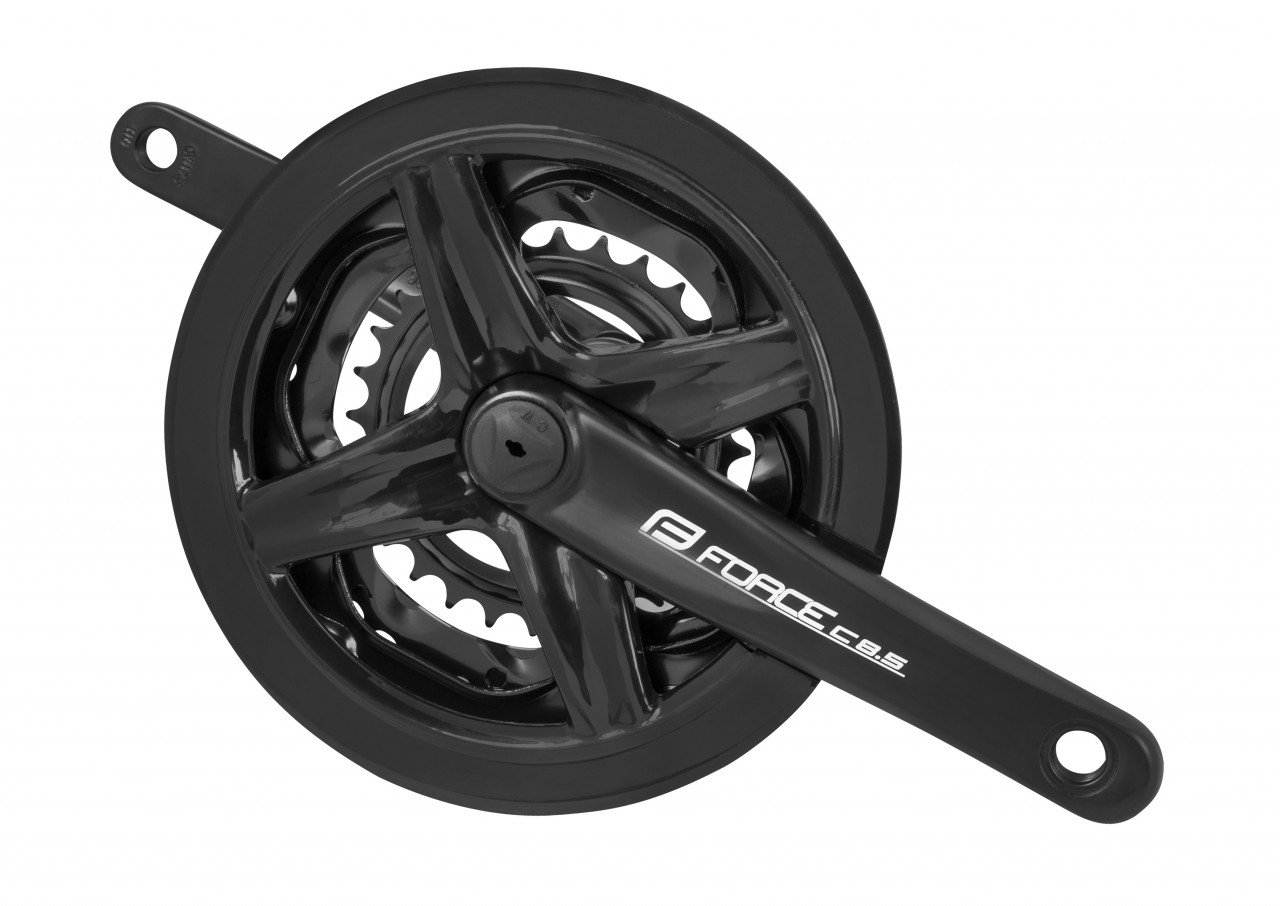 Cranks FORCE C8.5 Al 48/38/28t 170mm, black