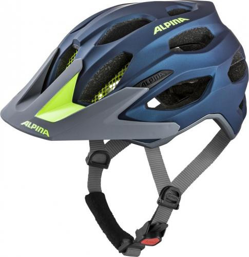 ALPINA Carapax 2.0 cycling helmet dark blue-neon