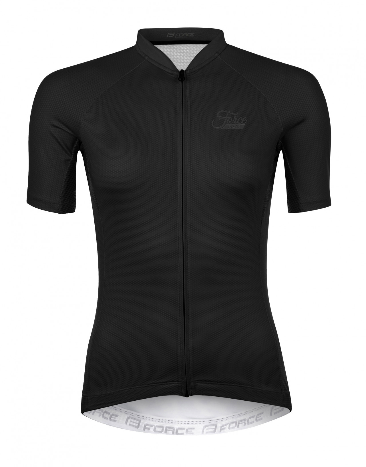 Jersey FORCE PURE LADY short sl, black XXL
