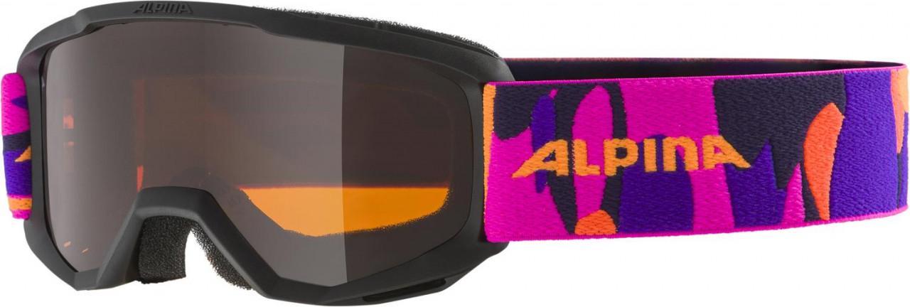 ALPINA Children’s ski goggles SCARABEO JR. DH black-pink