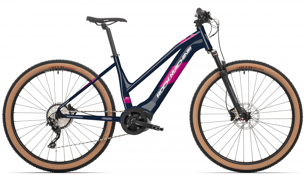 Rock Machine Electric bike Torrent INT e50-29B Lady, blue / pink / silver -  Products | SLOGER - importer of Rock Machine, Lezyne, Sigma Sport, Alpina  and others