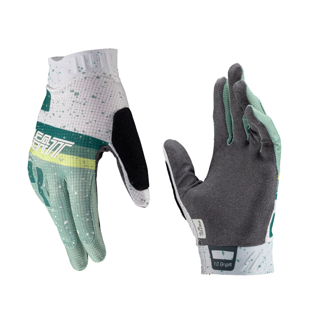 Leatt MTB gloves 1.0 GripR Jr, Pistachio