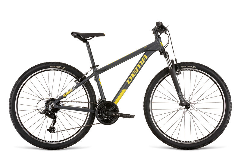 DEMA bicycle PEGAS 1 dark gray-lime