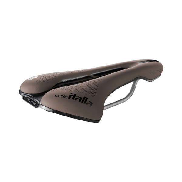 SELLE ITALIA sedlo FLITE Boost Gravel TI 316 Superflow , Brown