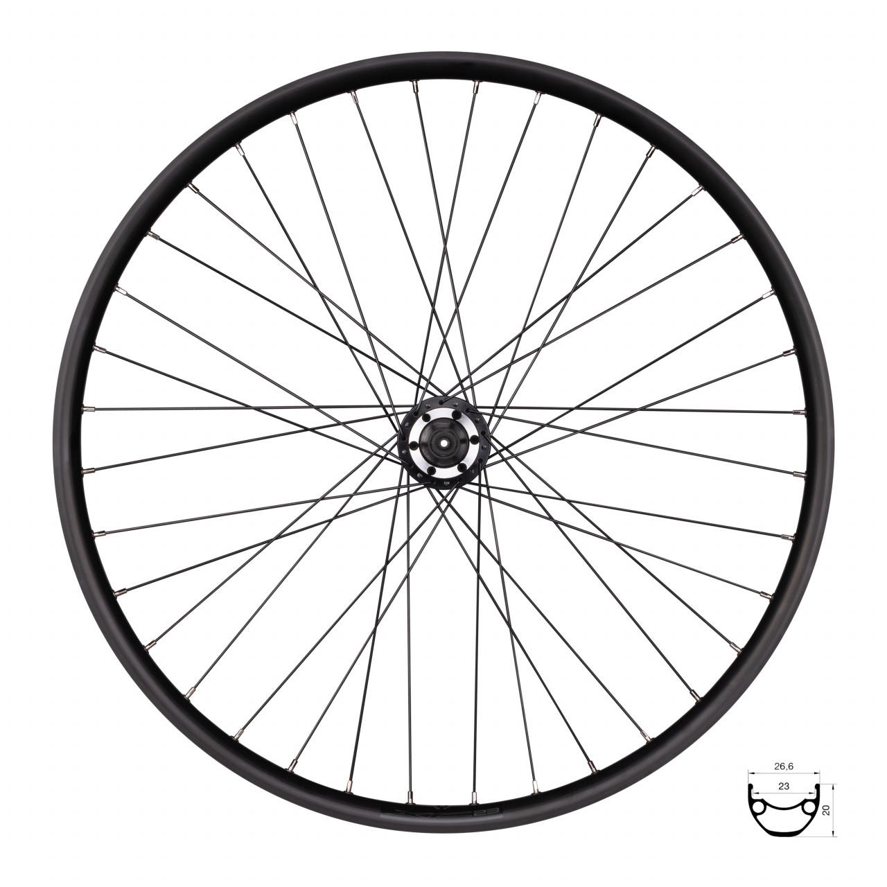 Force rear wheel XC DISC 559x23 F804337-6d 36d