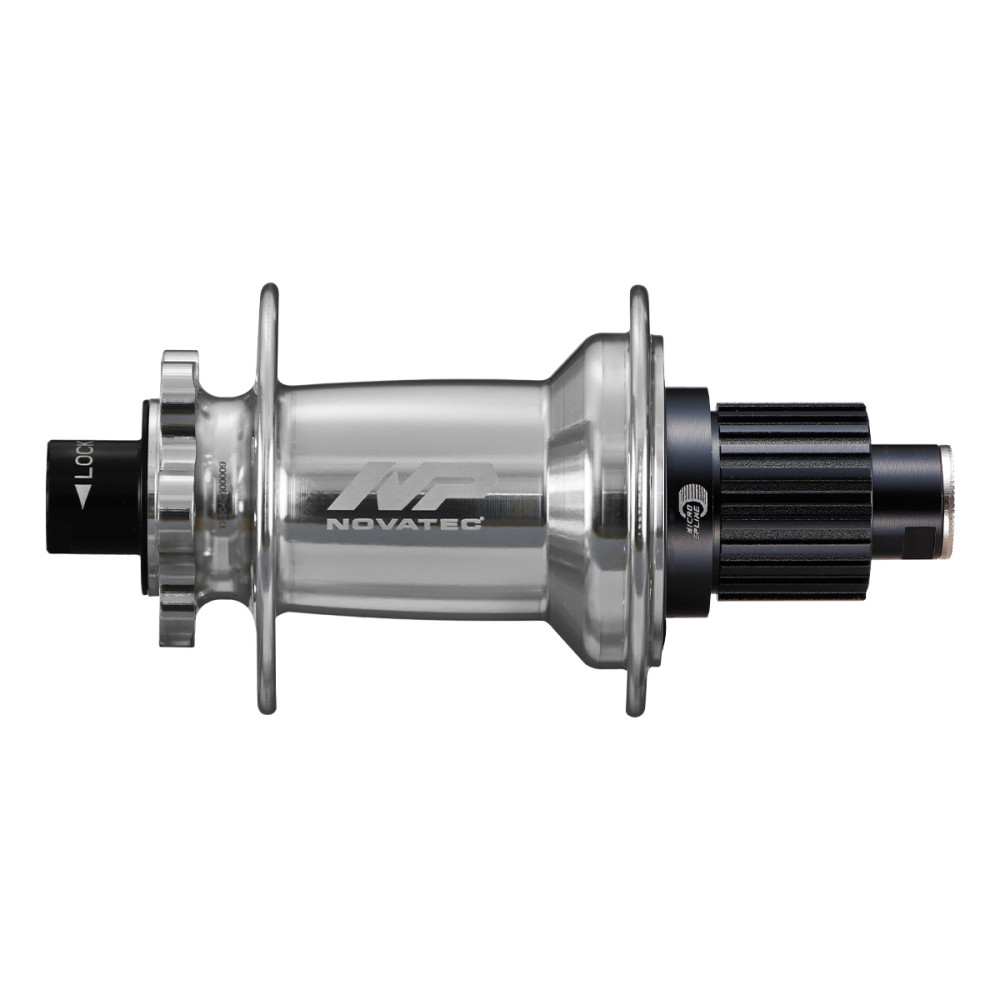 Novatec Premium XD602SB/A-B12-MS, rear hub, 32 holes, 12 x 148, Microspline, silver, OEM