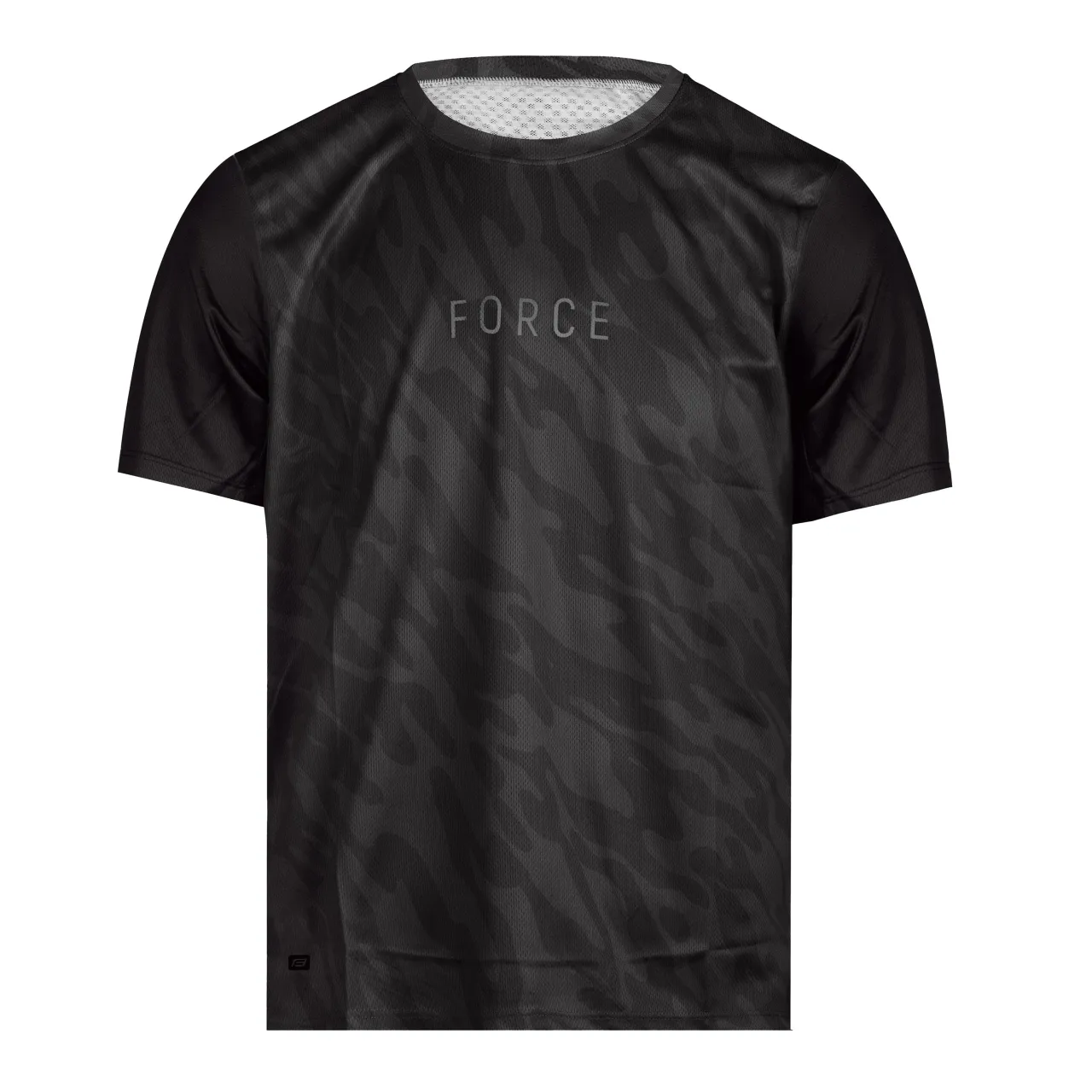 Force jersey MTB RULES short sleeve, black-gray