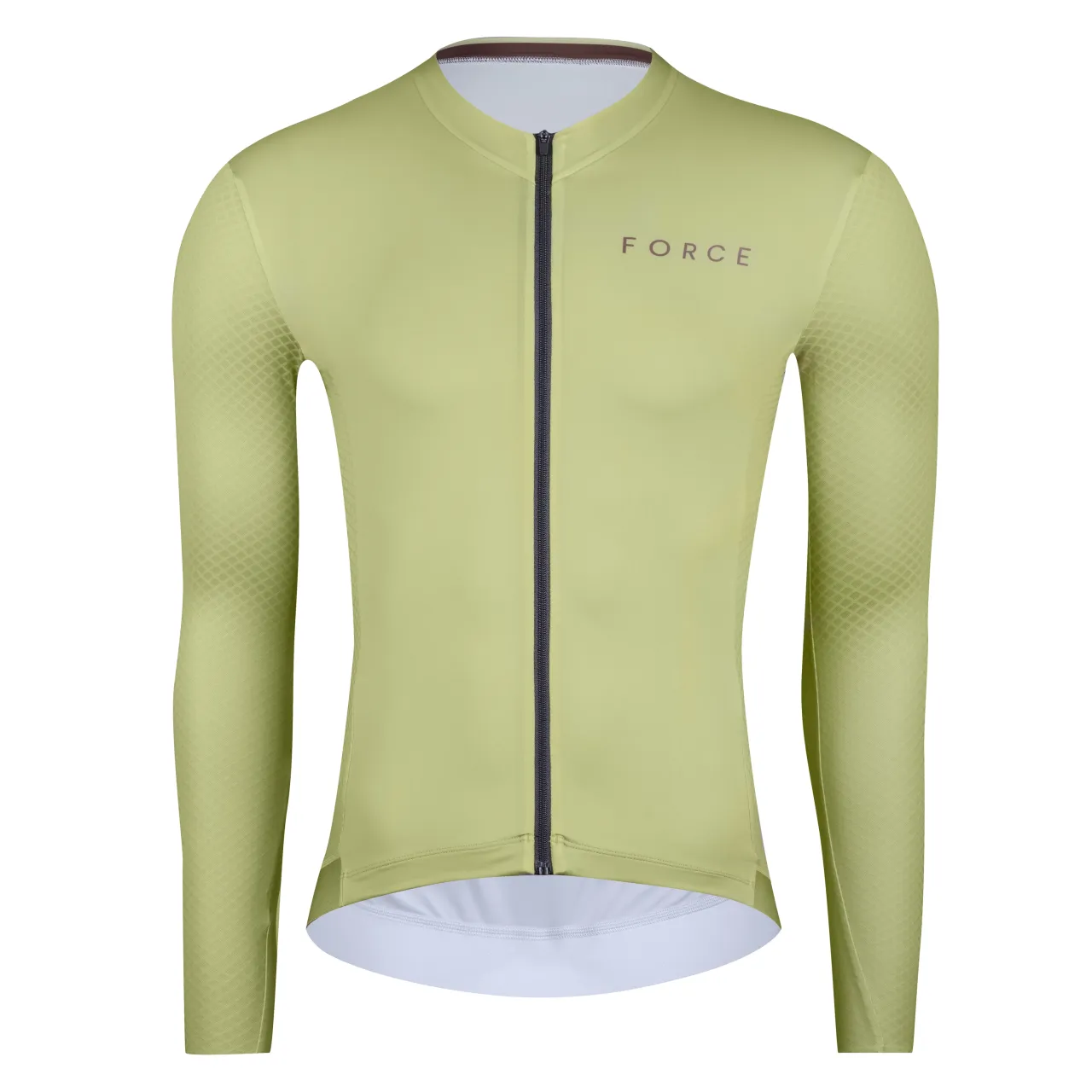 Force jersey PLAIN long sleeve, green