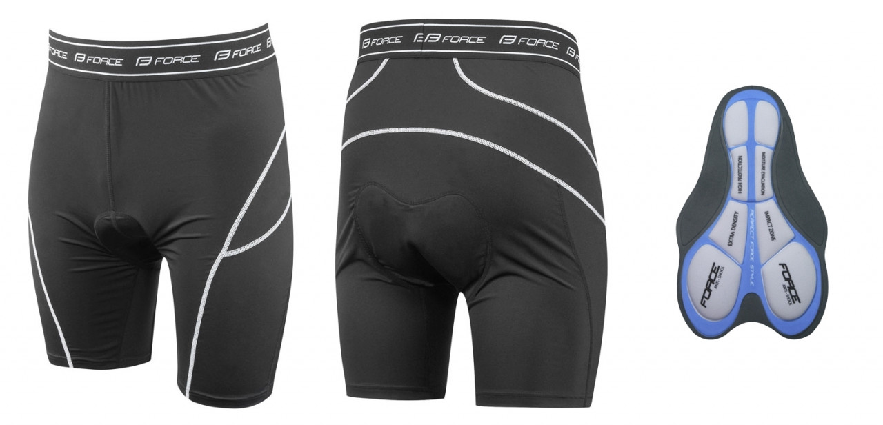 Inner pad for MTB shorts, black XXL