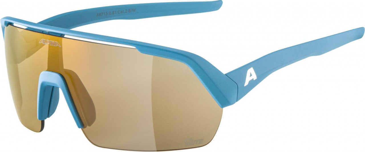 ALPINA Glasses TURBO HR Q-Lite smoke blue matte