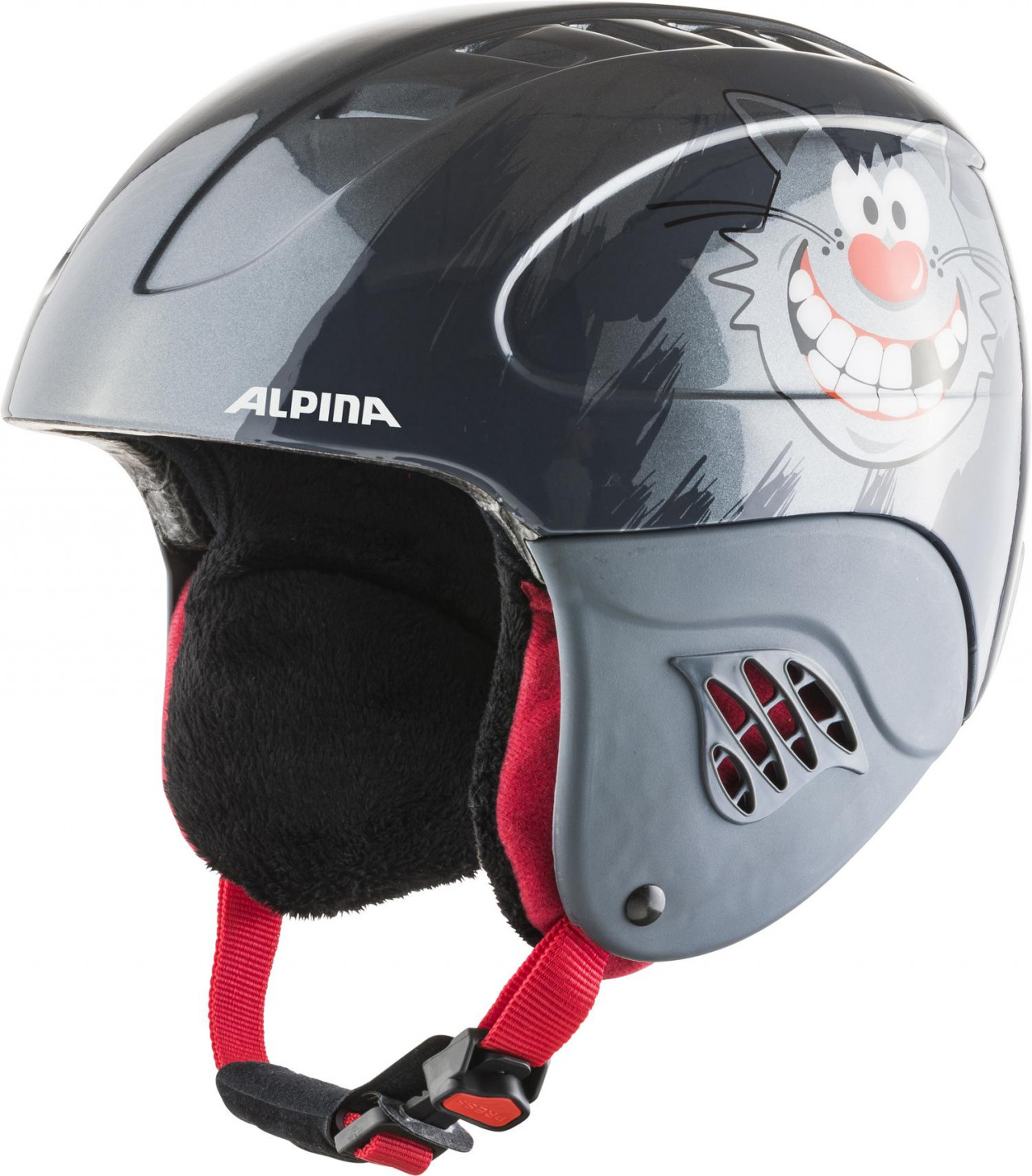 ALPINA Children's ski helmet CARAT naughty cat
