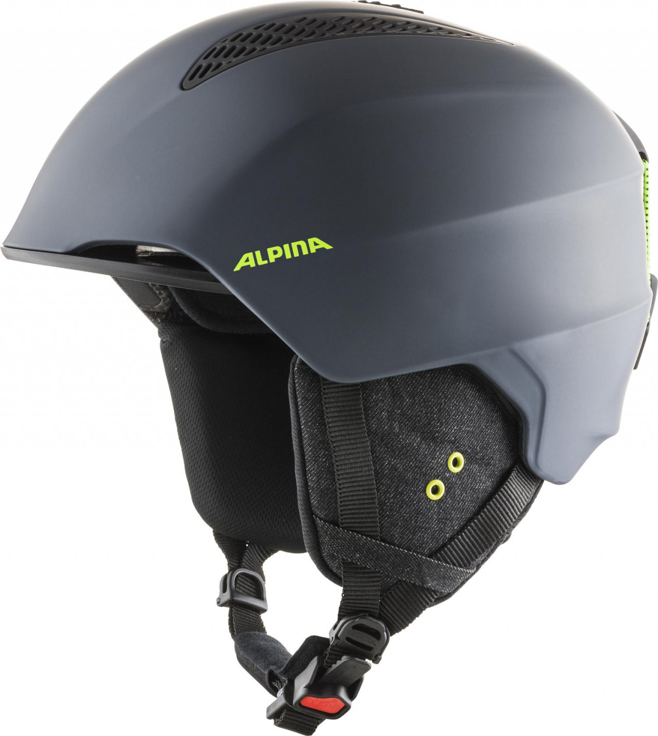 ALPINA Ski helmet GRAND charcoal-neon mat
