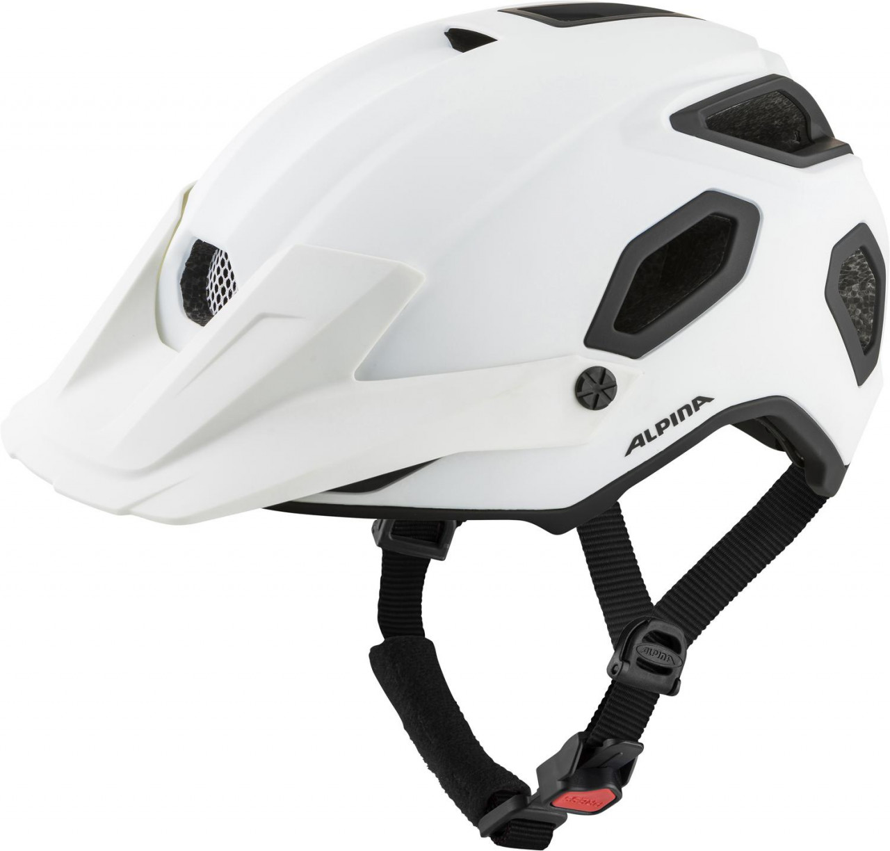 ALPINA Cycling enduro helmet Comox white mat