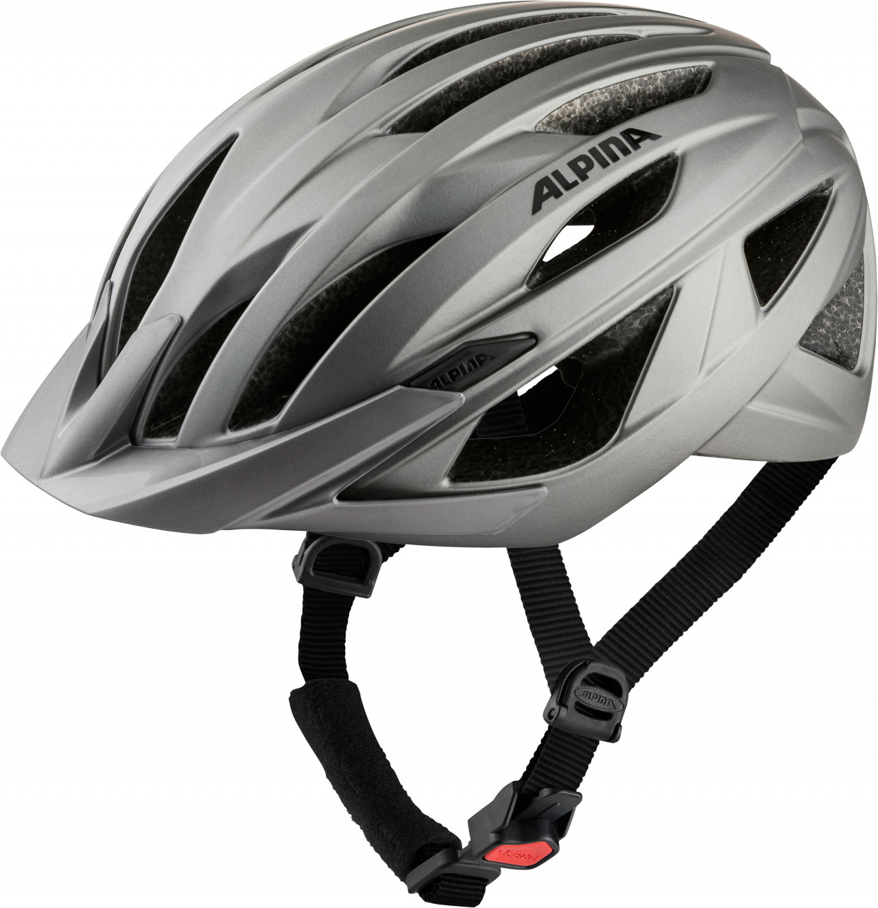ALPINA Cycling helmet PARANA dark silver matt