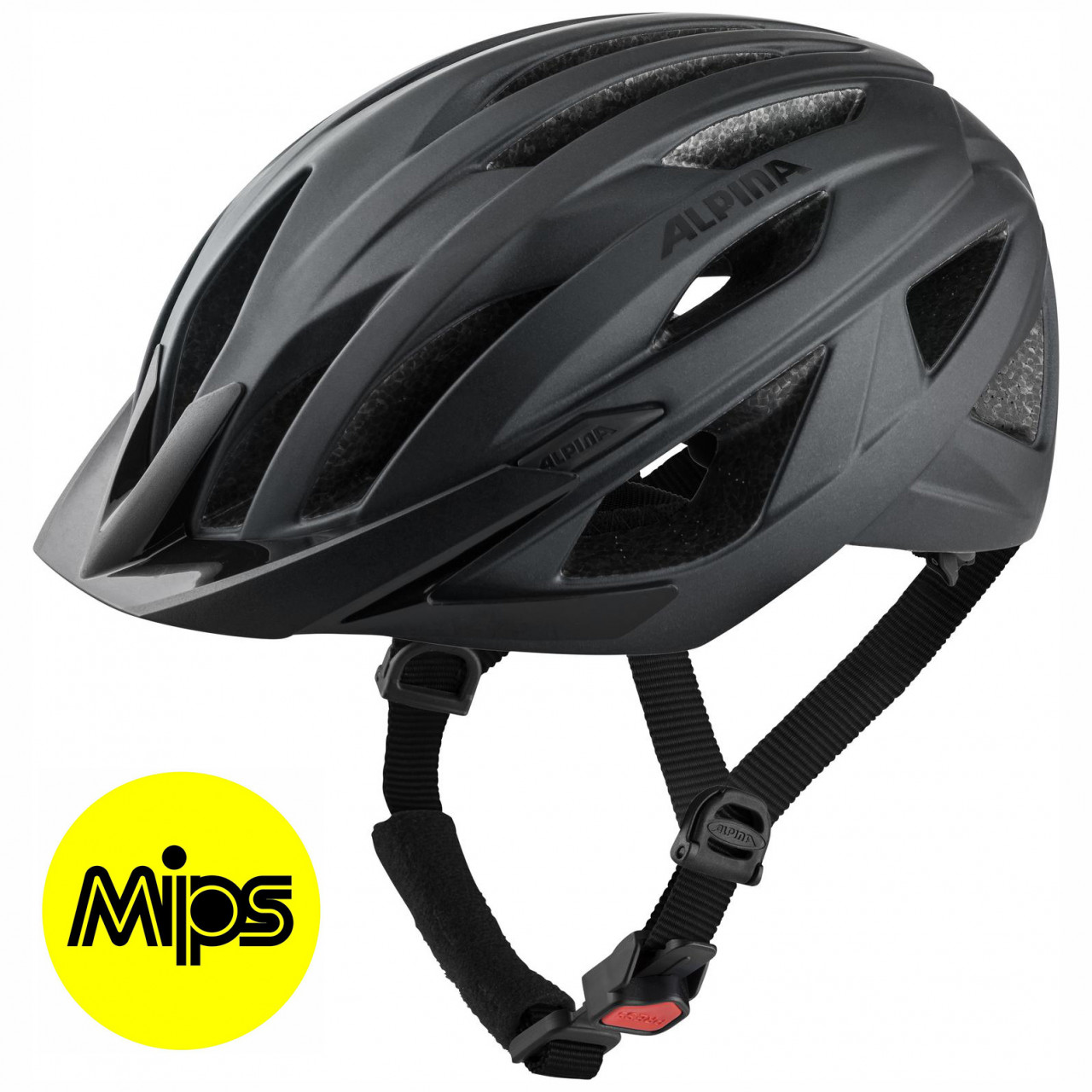 ALPINA Cycling helmet DELFT MIPS black matt
