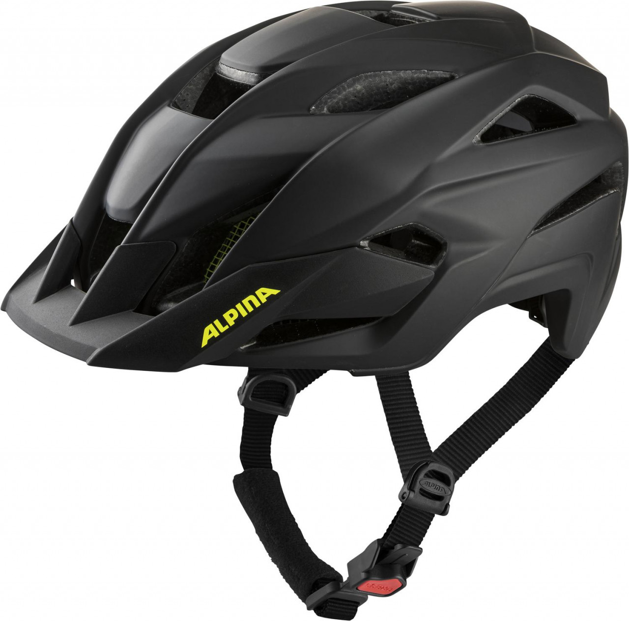 ALPINA STAN MIPS cycling helmet black-neon yellow