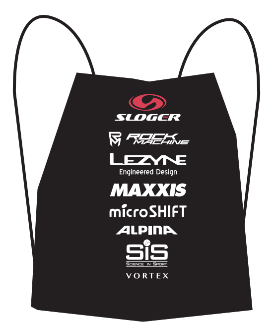 SLOGER vrecúško / batoh na chrbát, čierny