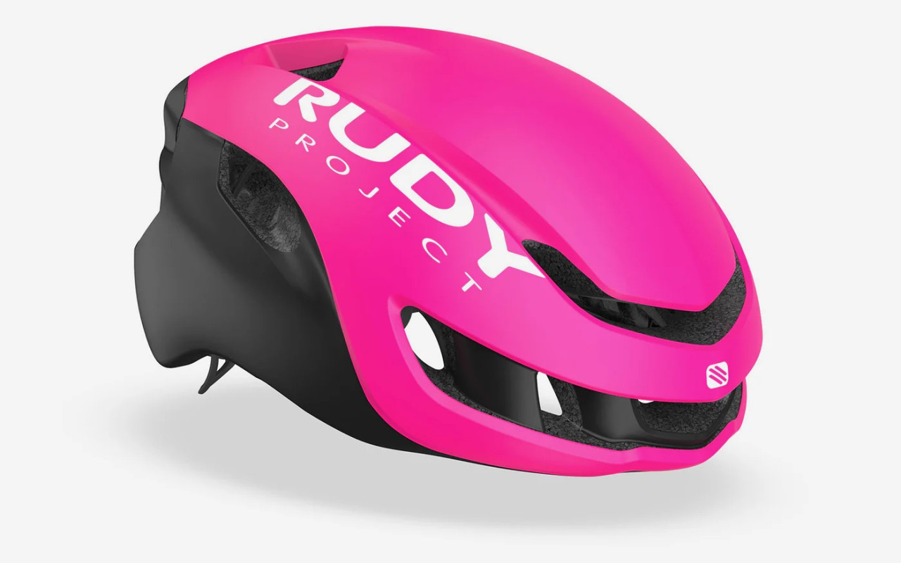 RUDY PROJECT kerékpáros sisak NYTRON, RÓZSASZÍN FLUO-FEKETE - MATT