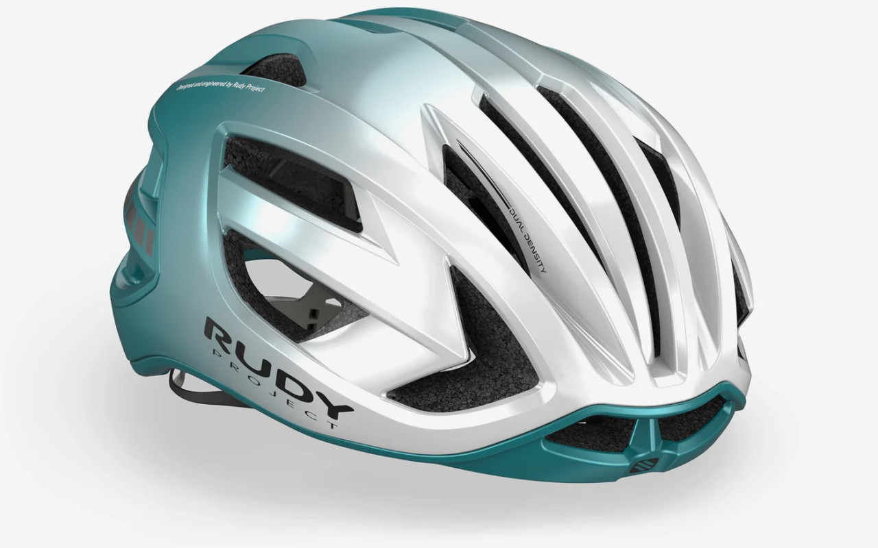 RUDY PROJECT kerékpáros sisak EGOS, GYÖNGY/SMARAGD FÉM MATT