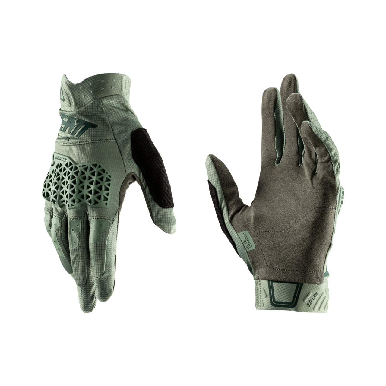 LEATT MTB 3.0 Lite kesztyű L/EU9/US10 ködzöld (MINTA)
