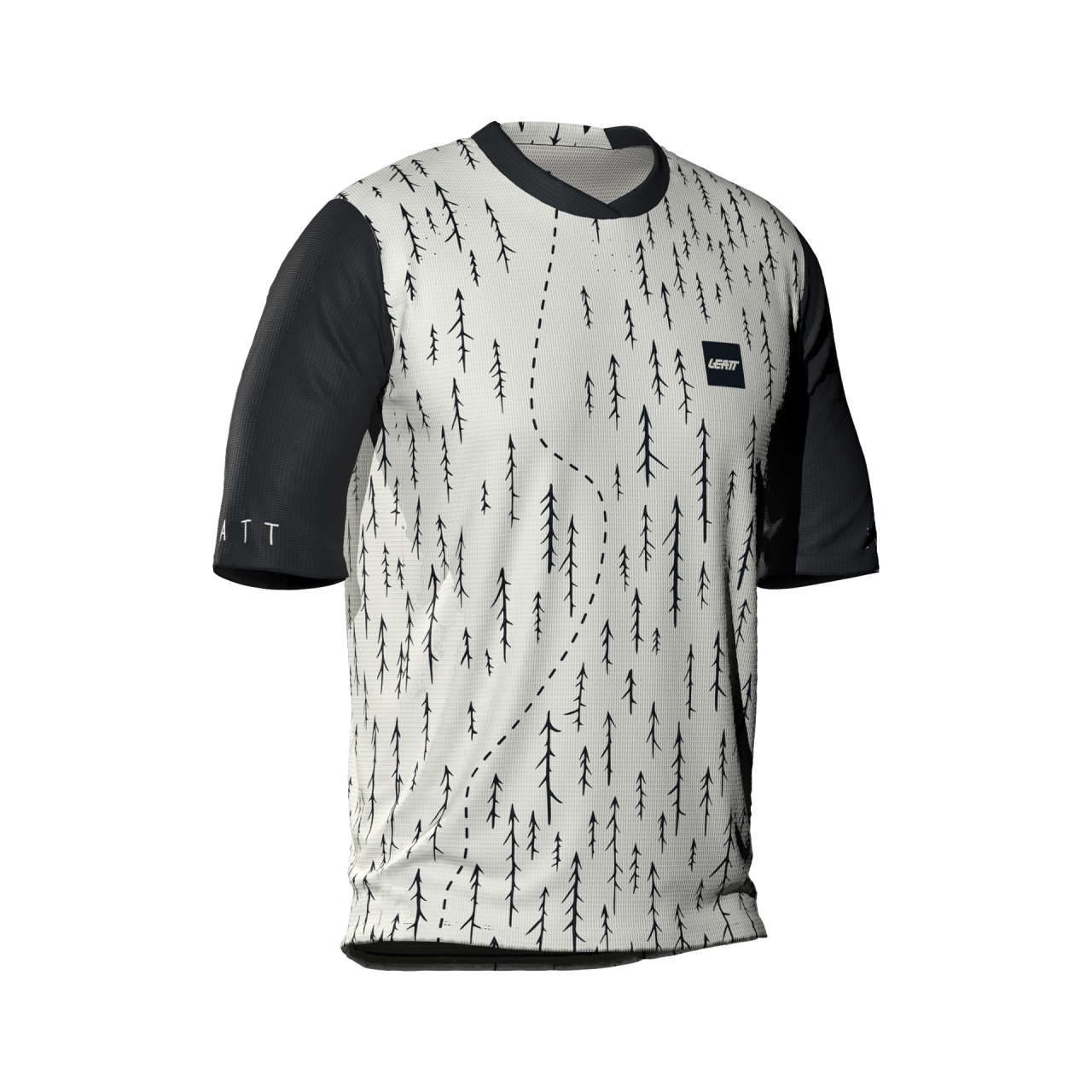 LEATT Jersey MTB Gravity 4.0 Jr L/EU140/150cm White Trails (SAMPLE)