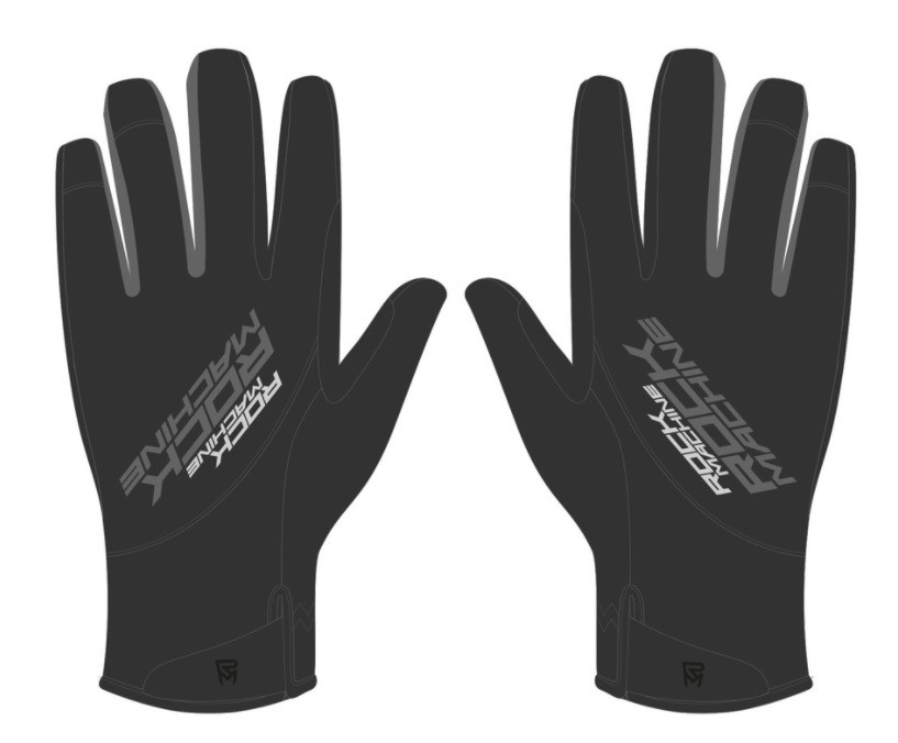 ROCK MACHINE gloves WINTER RACE long-fingered black
