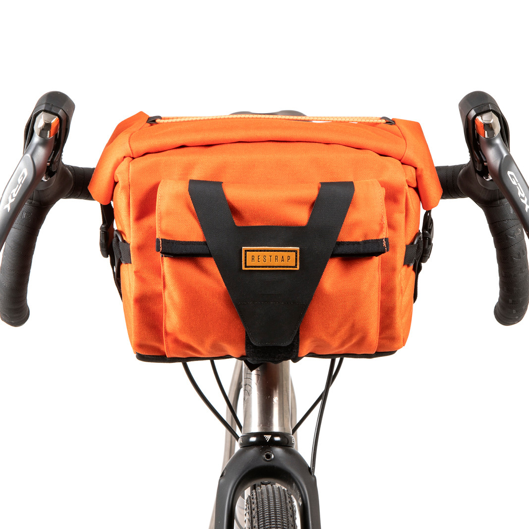 Restrap Bar Pack handlebar bag, 10 l, orange