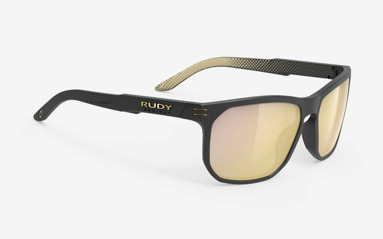 RUDY PROJECT sunglasses SOUNDRISE, Frame - BLACK MATTE / Lenses - MULTILASER GOLD