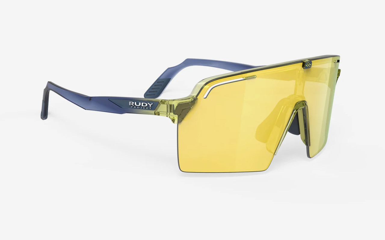 RUDY PROJECT napszemüveg SPINSHIELD PRO, Keret - CRYSTAL APPLE/AVIO / Lencsék - MULTILASER YELLOW