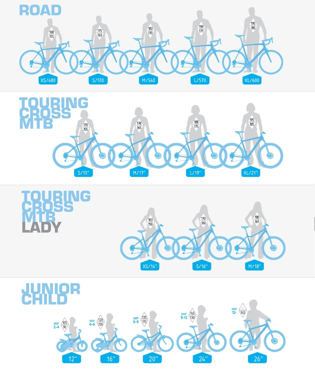 Dema Bike Size Chart