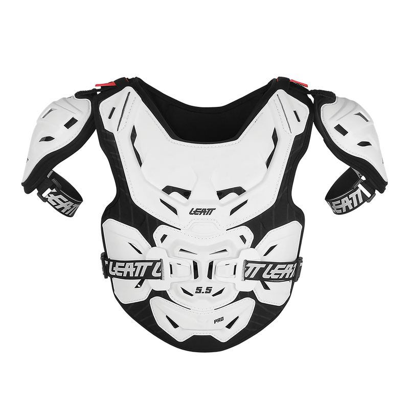 Leatt body protector Protector 5.5 Pro Jr, Wht/Blk