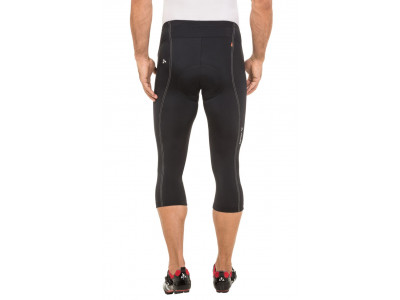 Vaude cyklistické nohavice Active 3/4, pánske, black uni - S