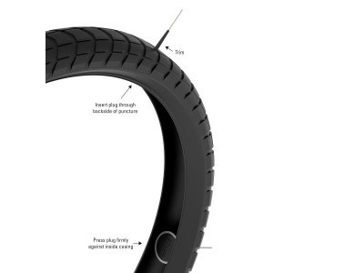 LEZYNE Sada zátok na opravu bezdušových pneumatík Tubeless Pro Plugs