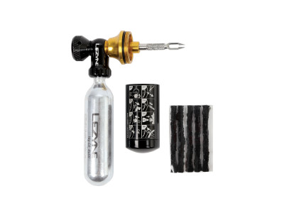 Lezyne sada na opravu bezdušových plášťov TUBELESS CO2 BLASTER bez bombičky