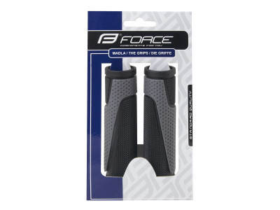 FORCE gripy ROSS, čierno-šedé, balené