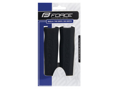 FORCE gripy penové tvrdé, čierne, balené