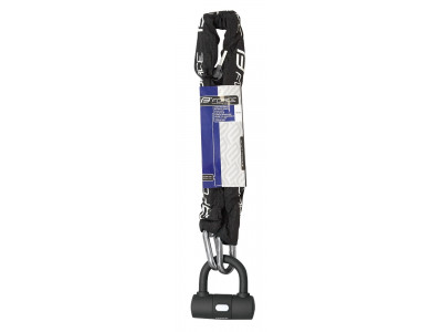 FORCE zámok reťazový 100cm / 10mm, čierny