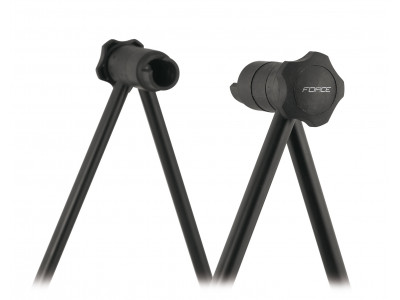 FORCE stojan na vystavenie bicykla na zadnú os, čierny