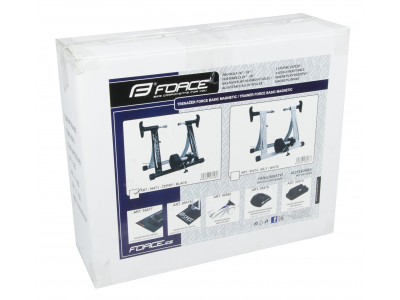 FORCE trenažér BASIC MAGNETIC 400watt Fe, čierny
