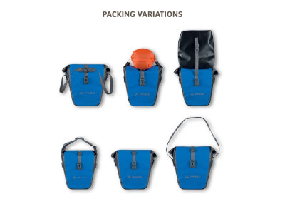 Vaude tašky na nosič Aqua Back - čierna (black)