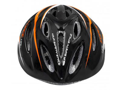FORCE prilba HAL, čierno-oranžovo-biela XS - S