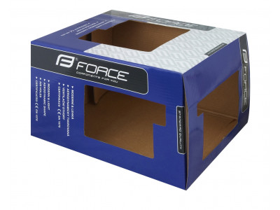FORCE prilba HAL, čierno-oranžovo-biela XS - S