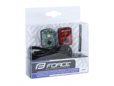 FORCE blikačky sada POINT USB predná + zadná
