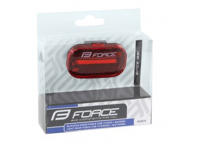 FORCE blikačka zadná BASIC LEDCOB 16 Lm + batérie