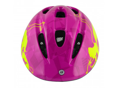 FORCE prilba FUN ANIMALS detská fluo-ružová M