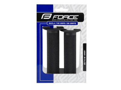 FORCE gripy BMX130 gumové, čierne, balené