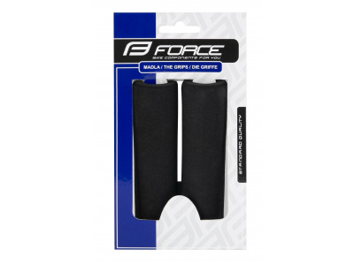 FORCE gripy penové celoguľaté, čierne, balené