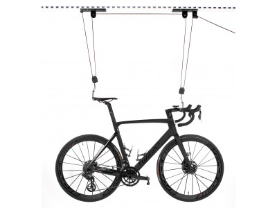 FORCE držiak bicykla LIFTY na strop, čierny