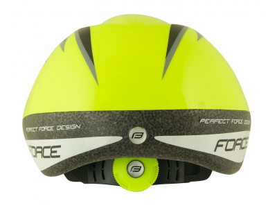 FORCE prilba FUN STRIPES detská, fluo-čierno-šedá